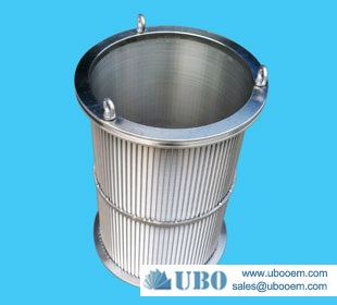 Stainless Steel Wedge Wire Basket Filter