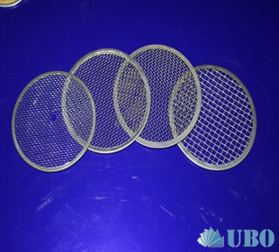 Brass wire mesh filter disc