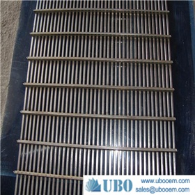 solid welded seperation wedge wire screen panel