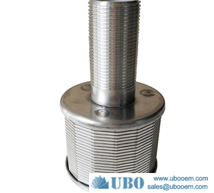 Wedge wire strainer screen nozzle filter