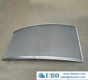 Wedge wire screen arc sieve bend screen plate for waste water equipment